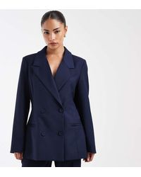 Vero Moda - Double Breasted Tailored Blazer Co-ord - Lyst
