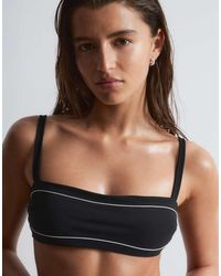 & Other Stories - Bandeau Bikini Top With Mono Stripe - Lyst
