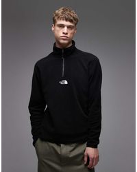 The North Face - Glacier Embroidered Logo 1/4 Zip - Lyst