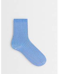 TOPSHOP - Lillie Ribbed Socks - Lyst