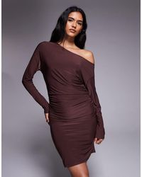 Collusion - Off Shoulder Heavy Weight Soft Touch Mini Dress - Lyst