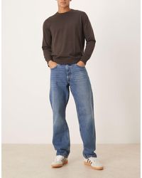 ARKET - Ocean - jean droit ample - moyen délavé - Lyst