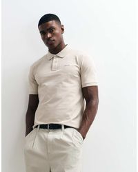 GANT - Regular-Fit Piqué Polo Met Contrast - Lyst