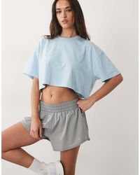 4505 - Icon Heavyweight Cotton Cropped T-shirt With Quick Dry Finish - Lyst