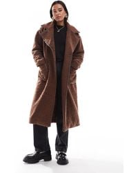 Wednesday's Girl - – longline-mantel aus teddyfell - Lyst