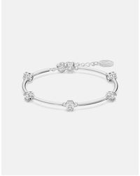 Swarovski - Constella Bangle, Round Cut, Rhodium Plated - Lyst