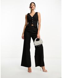 Kaiia - Mono Largo Estilo Chaleco De Pernera Ancha Exclusivo De - Lyst
