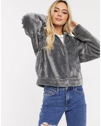 hollister padded coat
