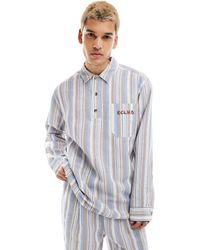 Reclaimed (vintage) - Long Sleeve Stripe Shirt - Lyst