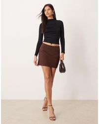 ASOS - Ponte Micro Mini Skirt With Pocket Detail - Lyst