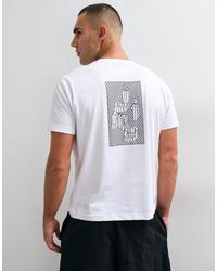 Dime - Grid Back Print Regular Fit T-Shirt - Lyst