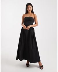 WeWoreWhat - Strapless Structured Corset Drop Waist Midaxi Dress - Lyst