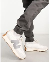 New Balance - 327 - sneakers bianche e grigie - Lyst