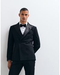ASOS - Slim Double Breasted Tuxedo Colbert - Lyst