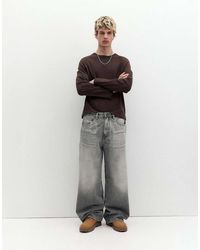 Pull&Bear - Wide-leg Jeans - Lyst