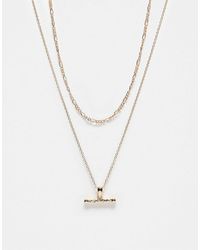Reclaimed (vintage) - – zweireihige unisex-halskette - Lyst