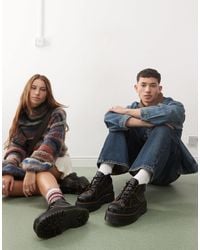Dr. Martens - CHURCH QUAD PLATEAU STIEFEL - Lyst