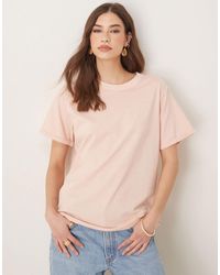 ASOS - Slouchy Raw Edge Regular Fit Washed T-shirt - Lyst