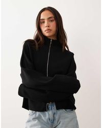 Gina Tricot - Knitted Zip Jacket - Lyst