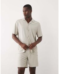 Only & Sons - Plisse Shorts Co-ord - Lyst