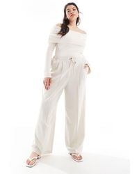 ASOS - Asos Design Curve Tailored Pull On Trousers - Lyst