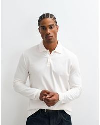 ASOS - – langärmliges basic-polohemd aus pikee - Lyst