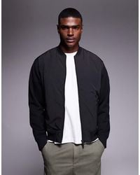 BOSS - Smartcore Zip Through Bomber Jacket - Lyst