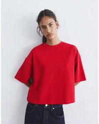 Pull&Bear - Boxy-Fit Short Sleeve T-Shirt - Lyst