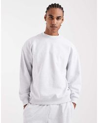 Only & Sons - Premium 400gsm Heavyweight Oversized Fit Crew Neck Sweatshirt Co-ord - Lyst