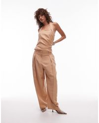 Mango - Pleat Front Balloon Tailored Trouser Co-ord - Lyst