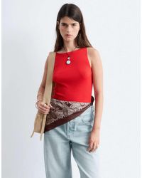 & Other Stories - Sleeveless Knit Top With High Neck - Lyst