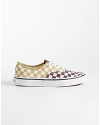 Vans - Authentic sneaker mit schachbrettmuster - Lyst