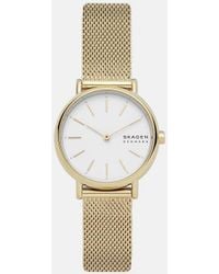 Skagen - Signatur Lille Slim Two-Hand, -Tone Stainless Steel Watch - Lyst