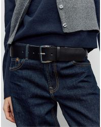 Stradivarius - – etwas breiterer gürtel aus wildlederimitat - Lyst