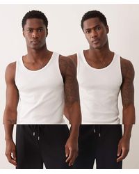 ARKET - 2 Pack Rich Cotton Vests - Lyst