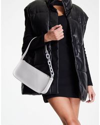 Claudia Canova Chain Strap 90s Shoulder Bag - Metallic
