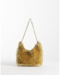 ASOS - Beaded Embellished Shoulder Bag - Lyst