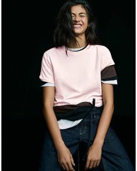 Bershka - Basic Short Sleeve T-shirt - Lyst