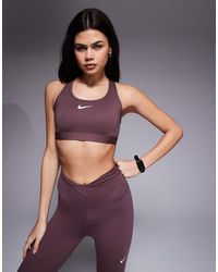 Nike - Swoosh Medium Support Sports Bra - Lyst