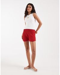 ASOS - Crochet Knit Mirco Short Co-Ord - Lyst