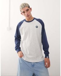 Aape By A Bathing Ape - Aape By A Bathing Ape Boxy Long Sleeve Raglan T-Shirt - Lyst