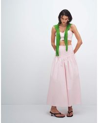 ASOS - High Waisted Seamed Maxi Skirt Co Ord - Lyst