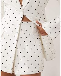 AFRM - Saskia High Waisted Mini Short Co-Ord - Lyst