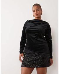 ASOS - Asos Design Curve Allover Sequin Micro Mini Skirt - Lyst