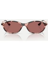 Vogue - Oval Sunglasses With Lens - Lyst