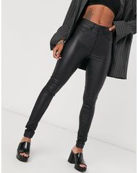 ONLY - Royal Coated Skinny Jeans - Lyst