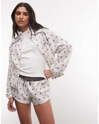 ASOS - Weekend Collective Co-ord Nylon Runner Short With Woven Label - Lyst
