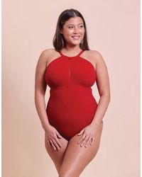 Curvy Kate - Zip Tide Non-Wired Multiway Swimsuit - Lyst