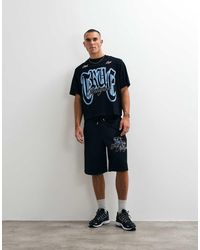 TRUE RELIGION - True Relgion Xl Crystal Mikey Mesh Shorts Co-ord - Lyst