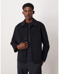 ARKET - Double Layer Wool Shacket - Lyst